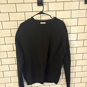 Dockers Men's Black Crewneck Sweater